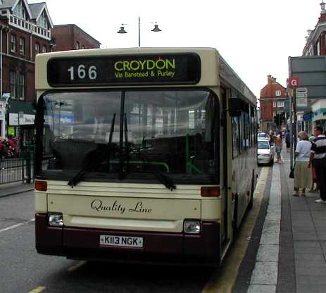 Epsom Buses Dennis Dart Plaxton Pointer K113NGK